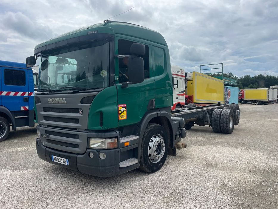 Scania P340  Rama 8.5m Oś skrętna