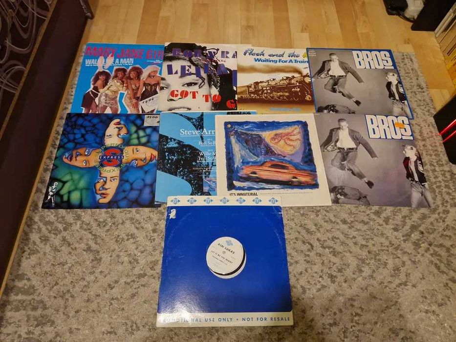 Płyty winylowe maxi single zestaw