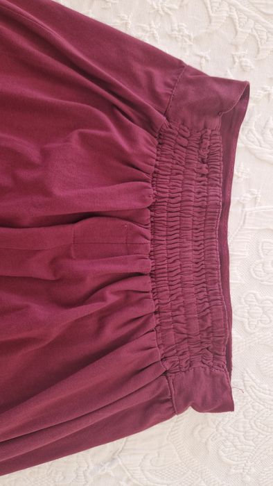 Calças bordeaux Pull & Bear tamanho M
