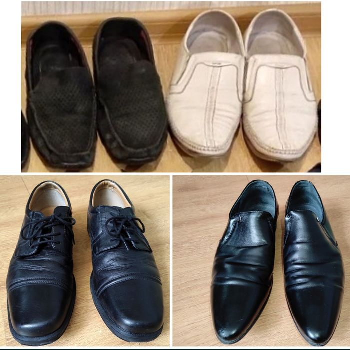 Шкіряні туфлі Clarks Cushion Cell кожаные туфли Rieker Clarks: 150 грн ...