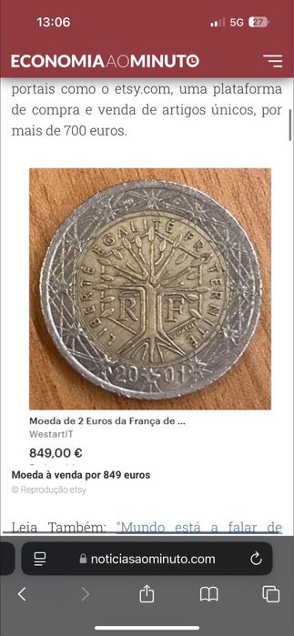 Moedas de coleção