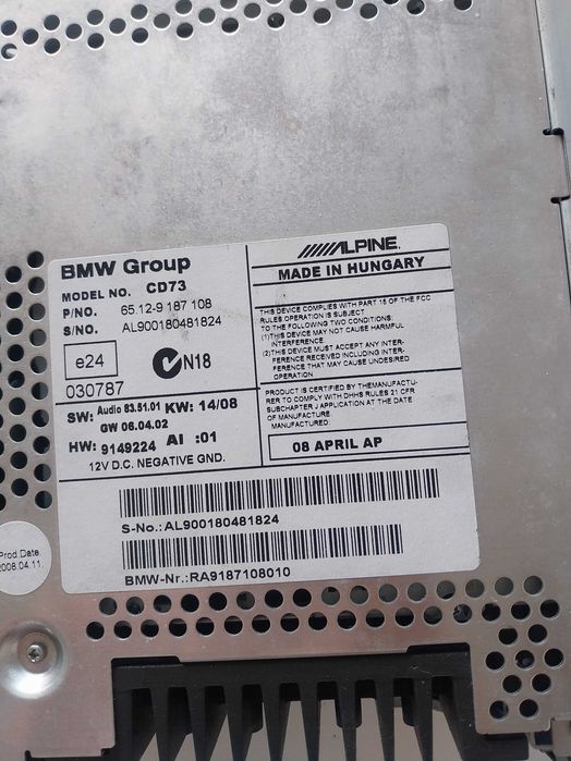 Radio bmw e90 320