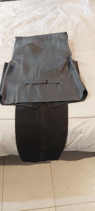 Fato Italiano Calça +  Colete + Casaco +  Gravata + Sapatos em Pele Genuína NOVO usei apenas 8Horas paguei 1200€