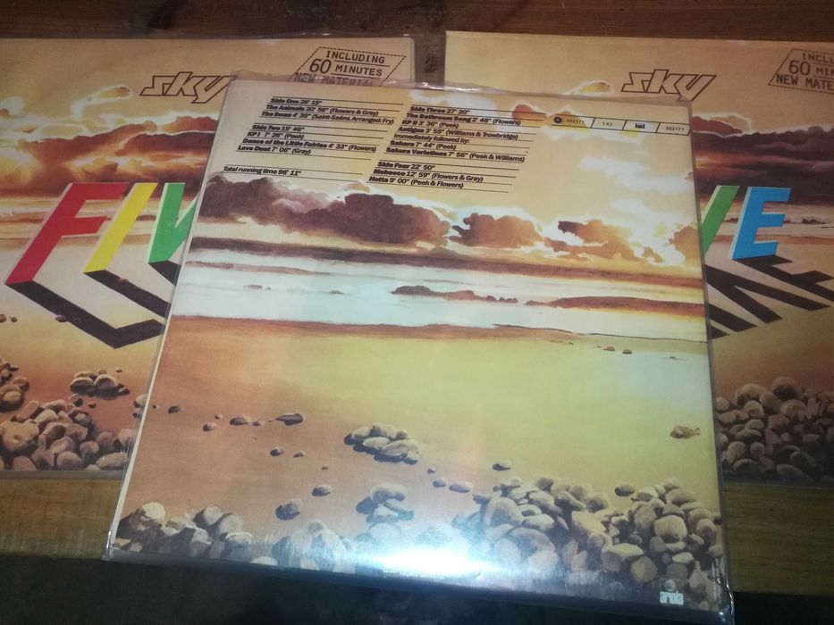 2 Lps SKY (PROG ROCK) Sky Five Live 2xLP (preço diferente)