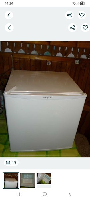 Mała zamrażarka EXUISIT 45/47/50.- Typ  Hotelowy