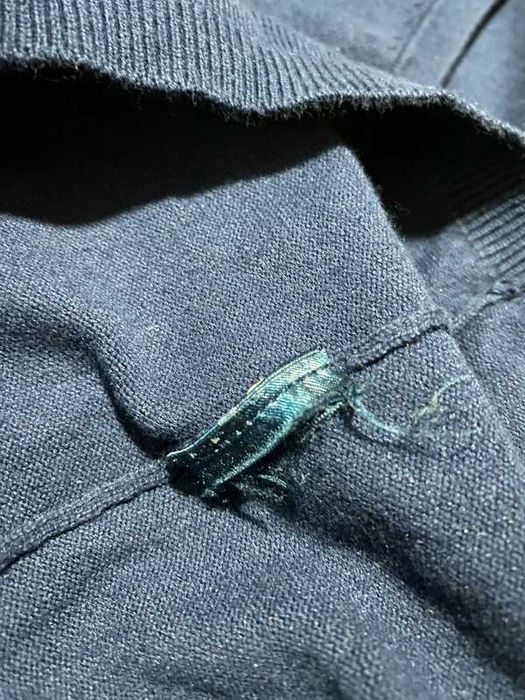 Ładny sweter damski w serek Tommy Hilfiger S Logo haft