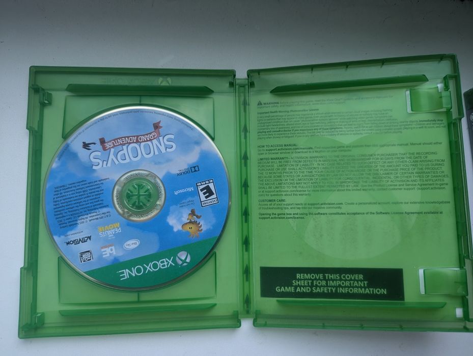 Snoopy's ігри игры диски на Xbox one series x s