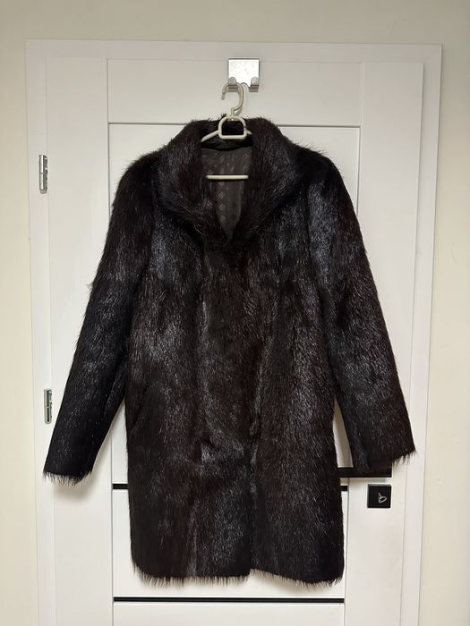 Futro naturalne z nutrii S M + czapka