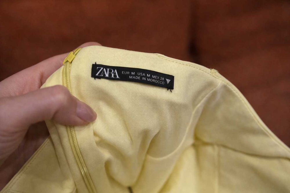 Жіноча сукня Zara, жовта, розмір S-M
