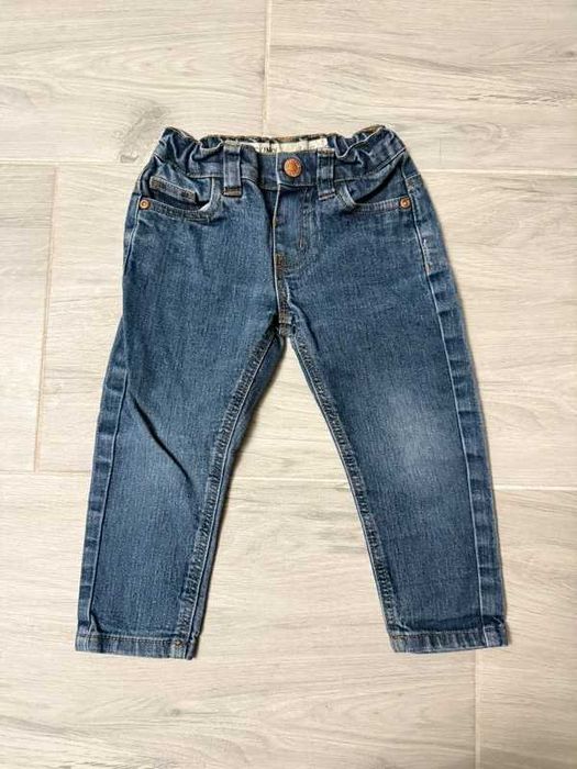 Dżinsy spodnie dziewczęce rurki 92 cm