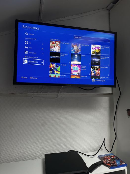 Sony Playstation 4 Slim + 100 ігор ГАРАНТІЯ приставка PS4 ПС4 slim pro