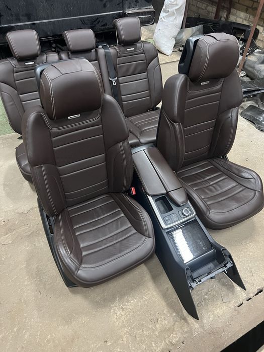 Салон AMG Designo Mercedes w166 ml 63 gle gl gls w463 сидіння карти