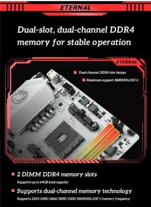 Soyo B550M ARGB Socket AM4 White Edition