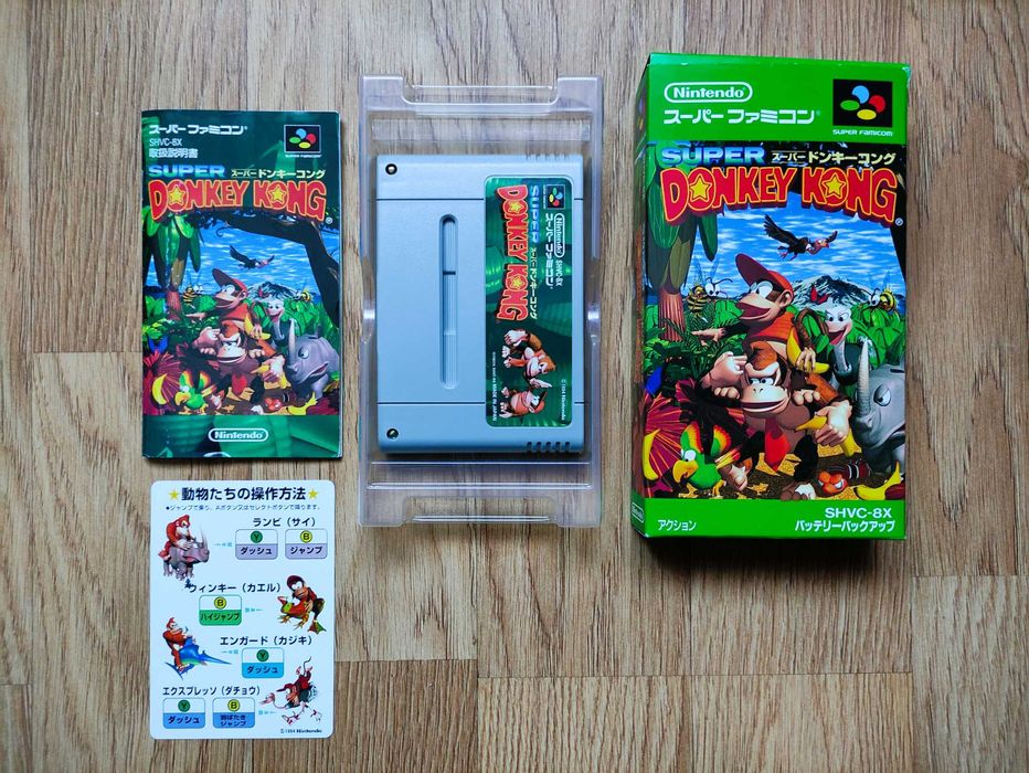 Оригінальний повнокомплект Donkey Kong Country для SFC