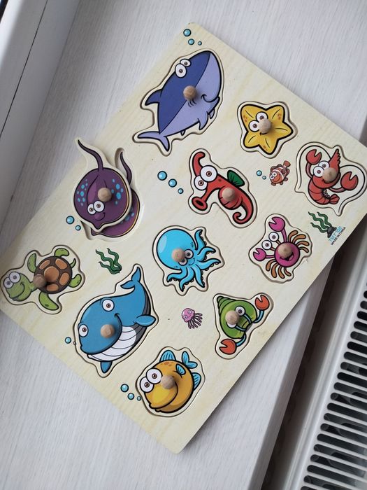 Дерев'яні розвиваючі дошки вкладиші, сортер, розвиваюча іграшка