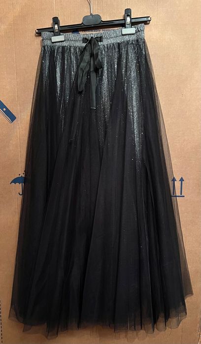 ідеальна спідниця чорна/срібляста