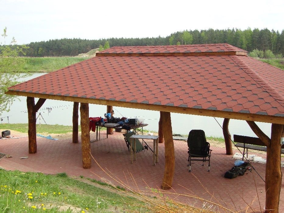 Altanka altana drewniana bieśiadna z bala