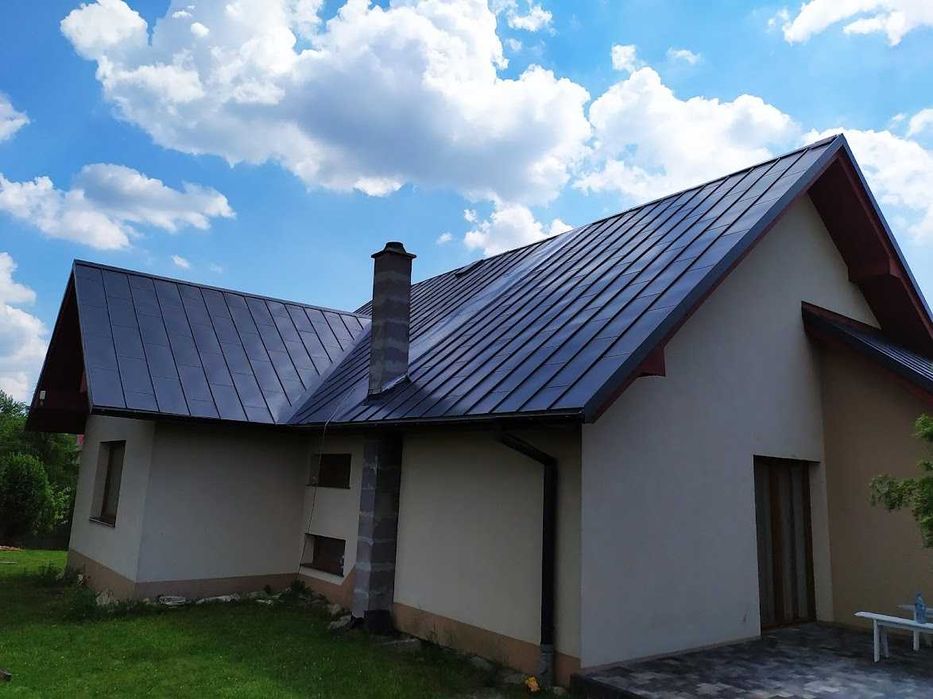 Malowanie dachów, usługi podnosnikiem koszowym 20m