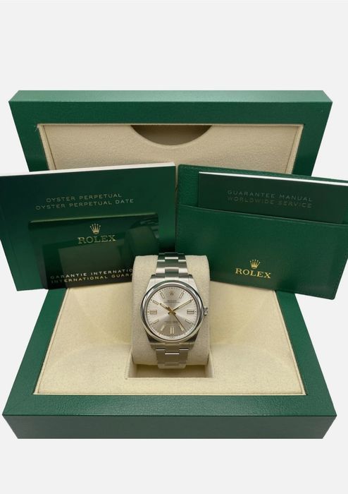 Rolex Oyster Perpetual Silver Dial