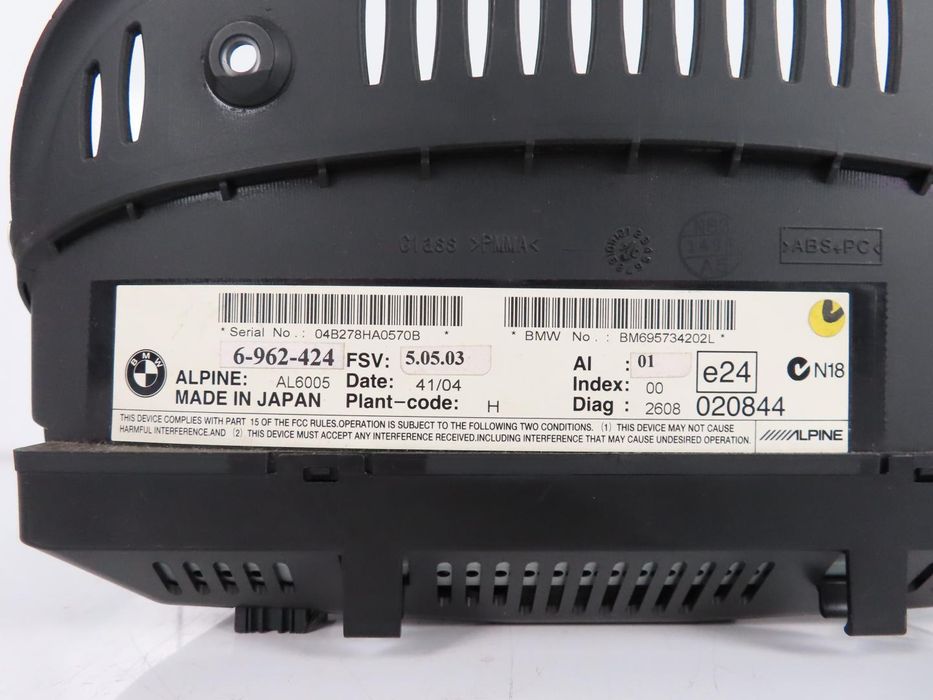 Monitor / Display Central Bmw 5 Ref: 65829193748 / 6957342 2001 - 2010