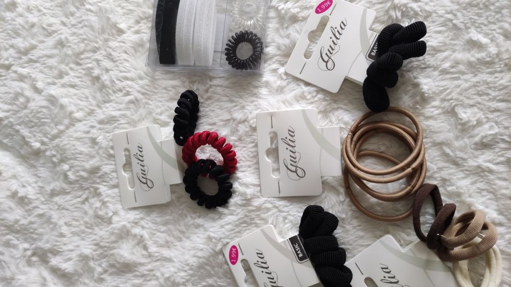 Gumki do włosów zestaw komplet