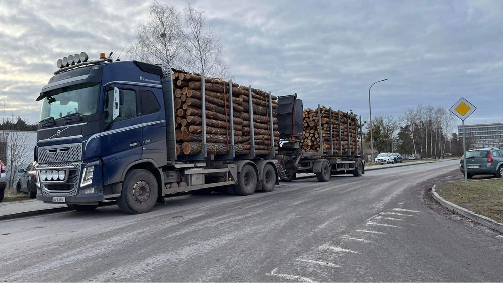 Transport drewna HDS, transport leśny