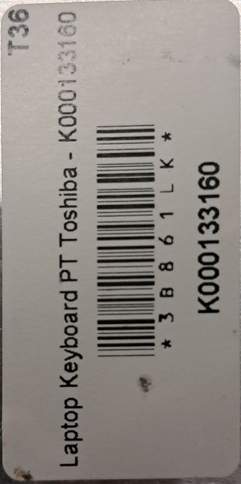 teclado de um Toshiba