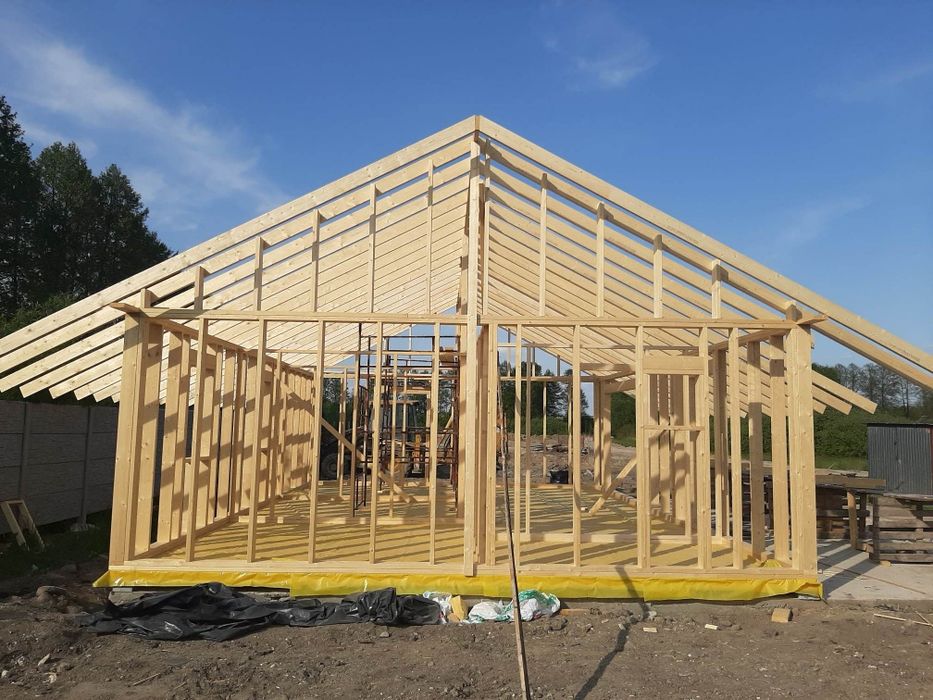 Domy szkieletowe, altany, wiaty, tarasy,