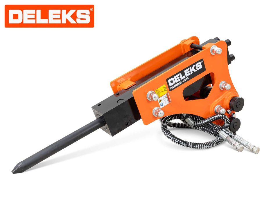 Martelo Hidr. P/Escavadora HAMMER-350-L - 2 Ponteiras **Envio GRATIS**