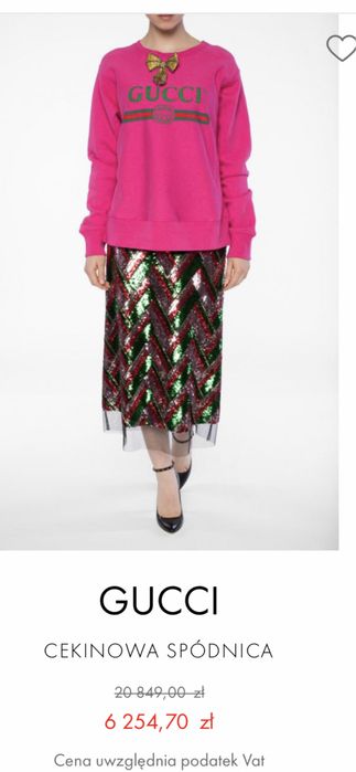 Spódnica cekinowa Gucci