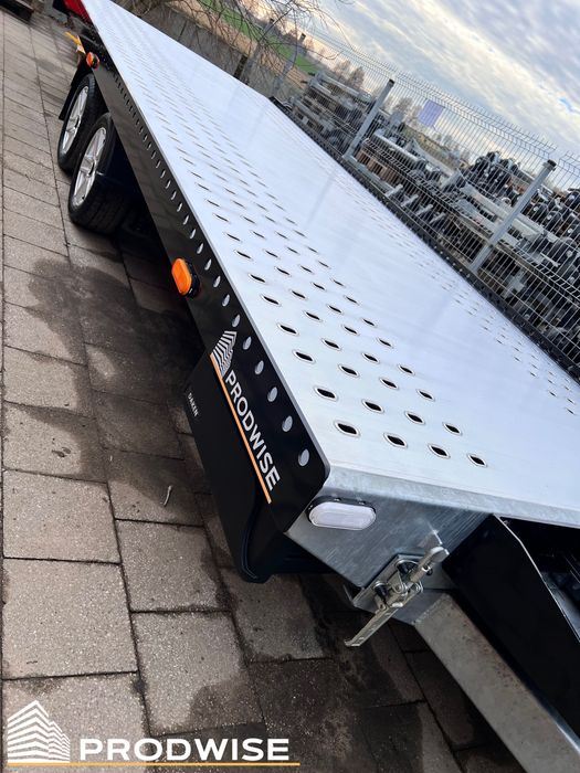 Laweta przyczepa hydrauliczna (manualna) 5m x 2,1m (różne wymiary)