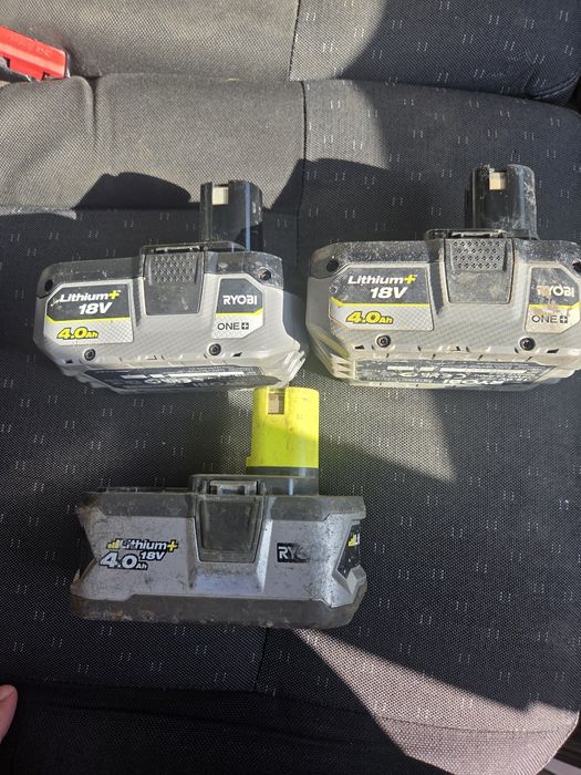 Ryobi 4.0ah під ремонт  не тестовані в україні не розбирались