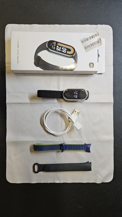 Фітнес-браслет Xiaomi Smart Band 8 (Graphite Black) + 3 ремінці