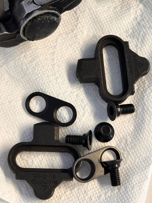 Pedały SPD + nowe bloki Shimano SM‑SH51