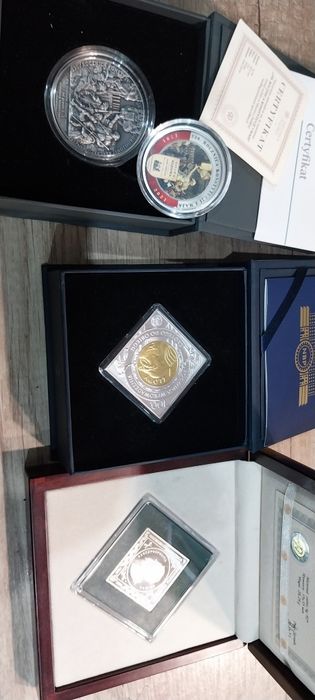 Zestaw monet  srebrnych