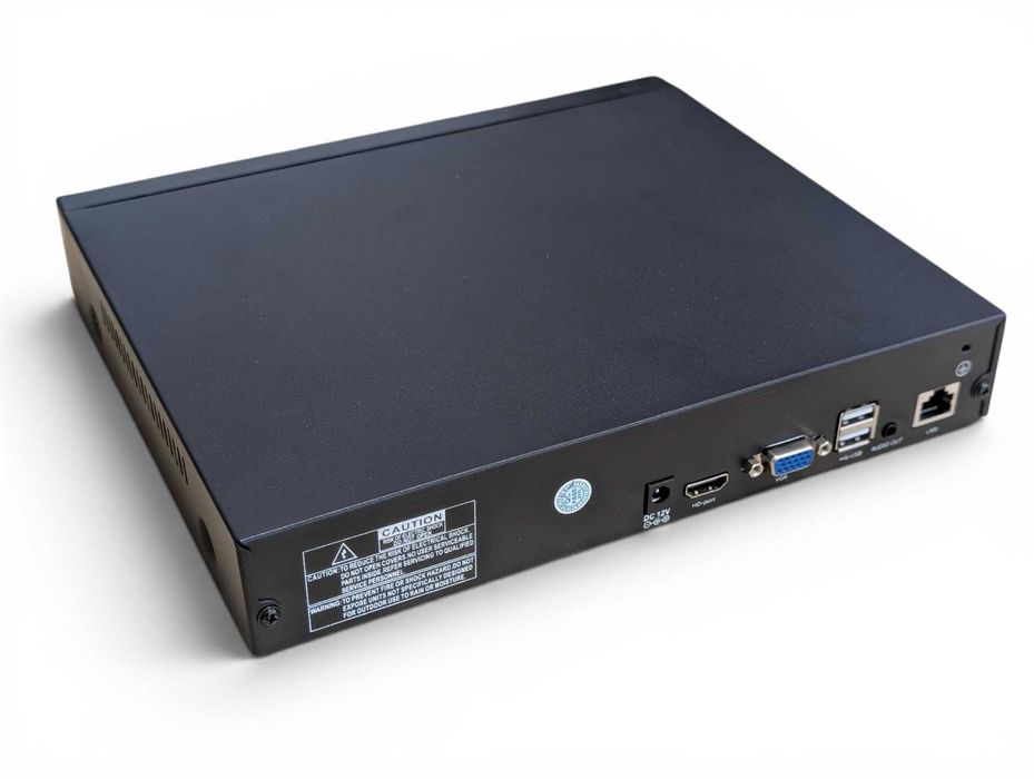 Rejestrator sieciowy IP do 8 kamer Wi-Fi 4K 8Mpx, aplikacja CamHiPro | Jak nowy
