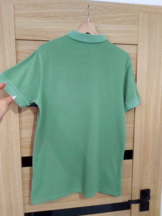 Bawełniana męska oryginalna koszulka polo Tshirt Hugo Boss Orange M L