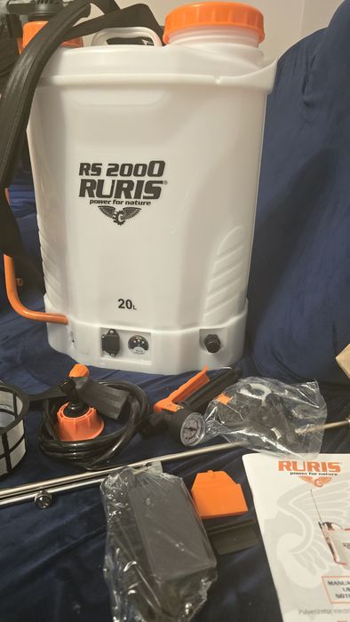 RURIS rs2000 NOWY Opryskiwacz akumulatorowy 20l akumulator 12V 8Ah
