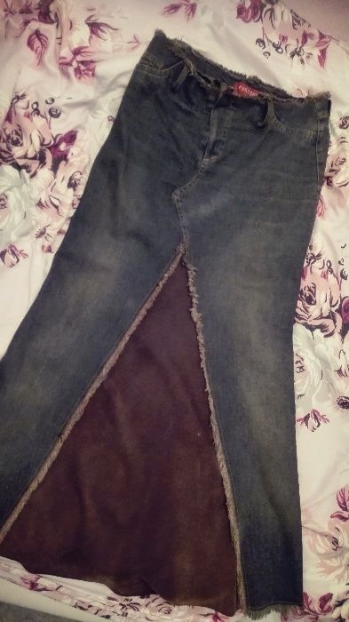 Długa spódnica Jeansowa damska modna dżinsowa rozm M/L 38