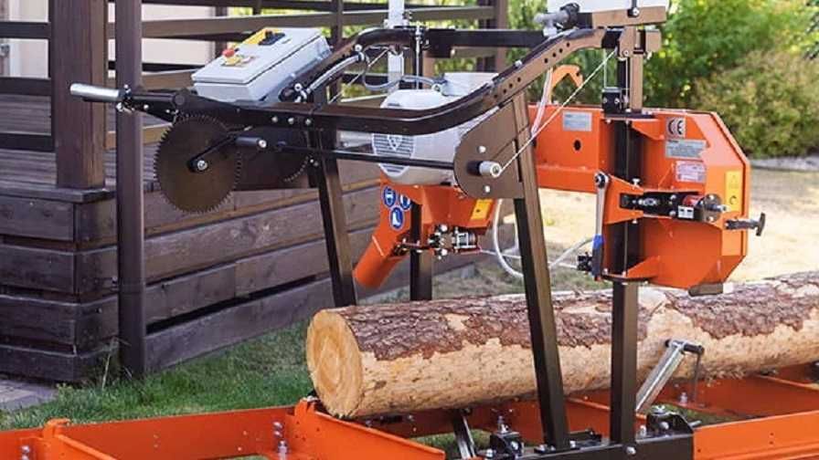 Trak taśmowy elektryczny 5,5 kW traczek piła taśmowa LX50SUPER WoodMiz