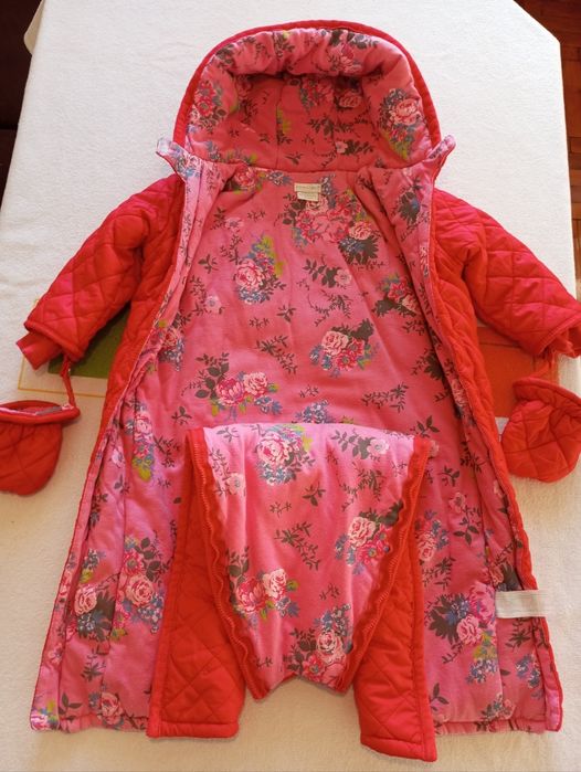 Теплий комбінезон для дівчинки 68р,(3-6 мес.) теплий та зручний