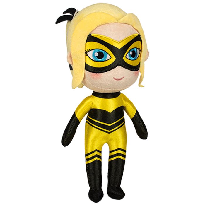 Maskotka Królowa Pszczół 30cm Pluszak Miraculum Biedronka I Czarny Kot