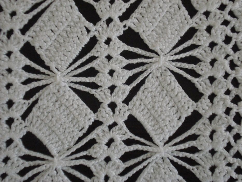 Colcha de renda cama de casal