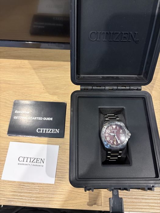 Citizen eco drive promaster gmt zegarek