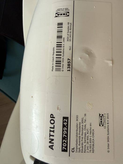 Krzeselko do karminia ikea antilop z podnóżkiem