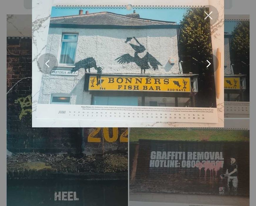 Banksy Kalendarz 2026
