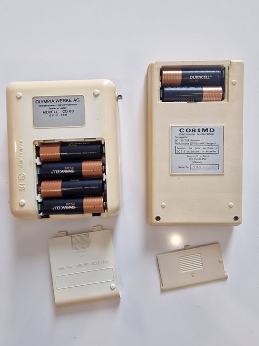Calculadoras electrónicas antigas+acessórios