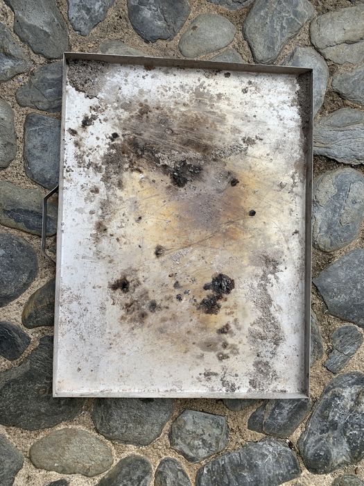 Tabuleiro das cinzas em inox churrasqueira/ grelhador