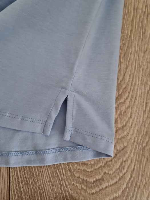 Daniel Hechter błękitny T-shirt z 3/4 rękawem