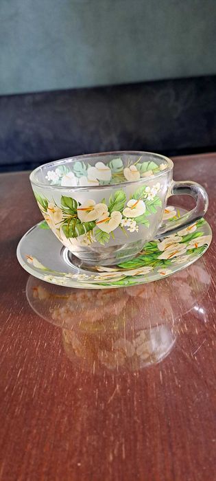 Набор для чаепития из прочного стекла